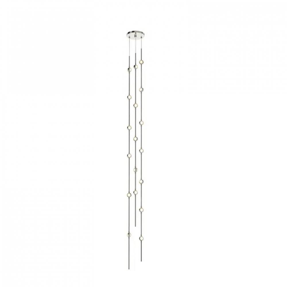 Andromeda Tall 6" Round LED Pendant