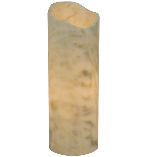 3.4"W Cylindre Light Green Jadestone Shade