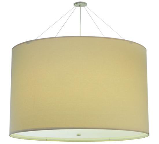 48"W Cilindro Natural Textrene Pendant