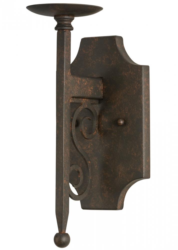 5"W Toscano 1 LT Wall Sconce Hardware