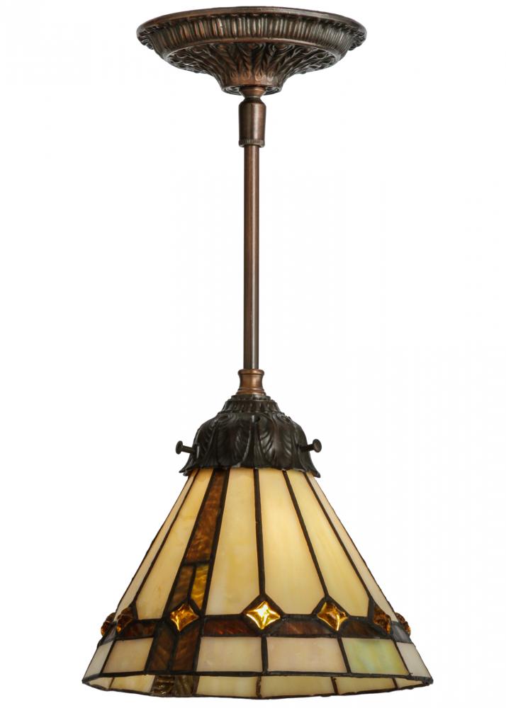 8" Wide Belvidere Mini Pendant