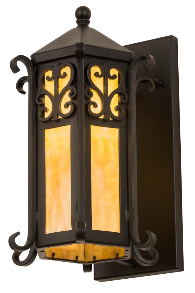 9"W Caprice Lantern Wall Sconce