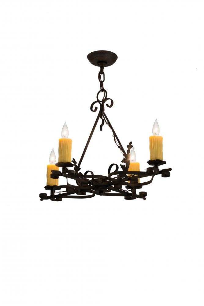 28"L Elianna 4 LT Chandelier