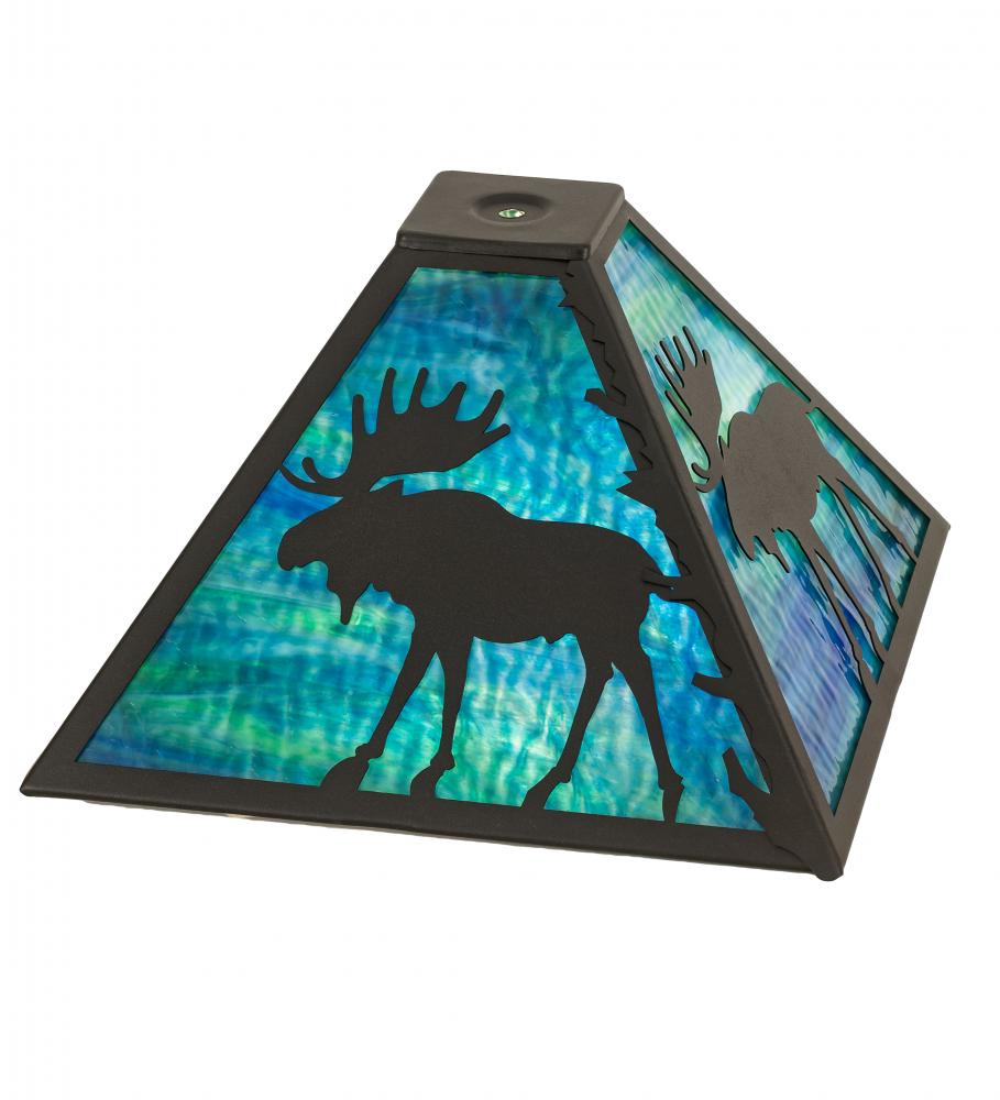 12" Square Moose Shade