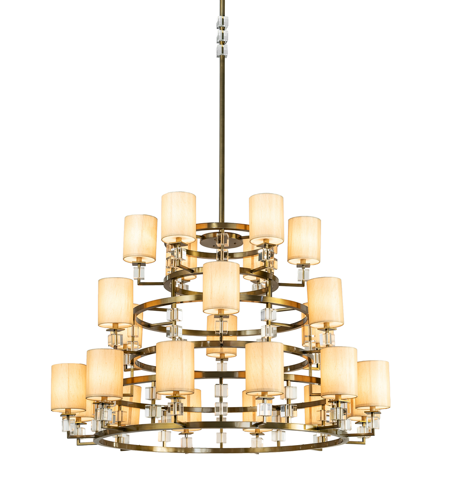 60" Wide Montecito Ritz 24 Light Chandelier