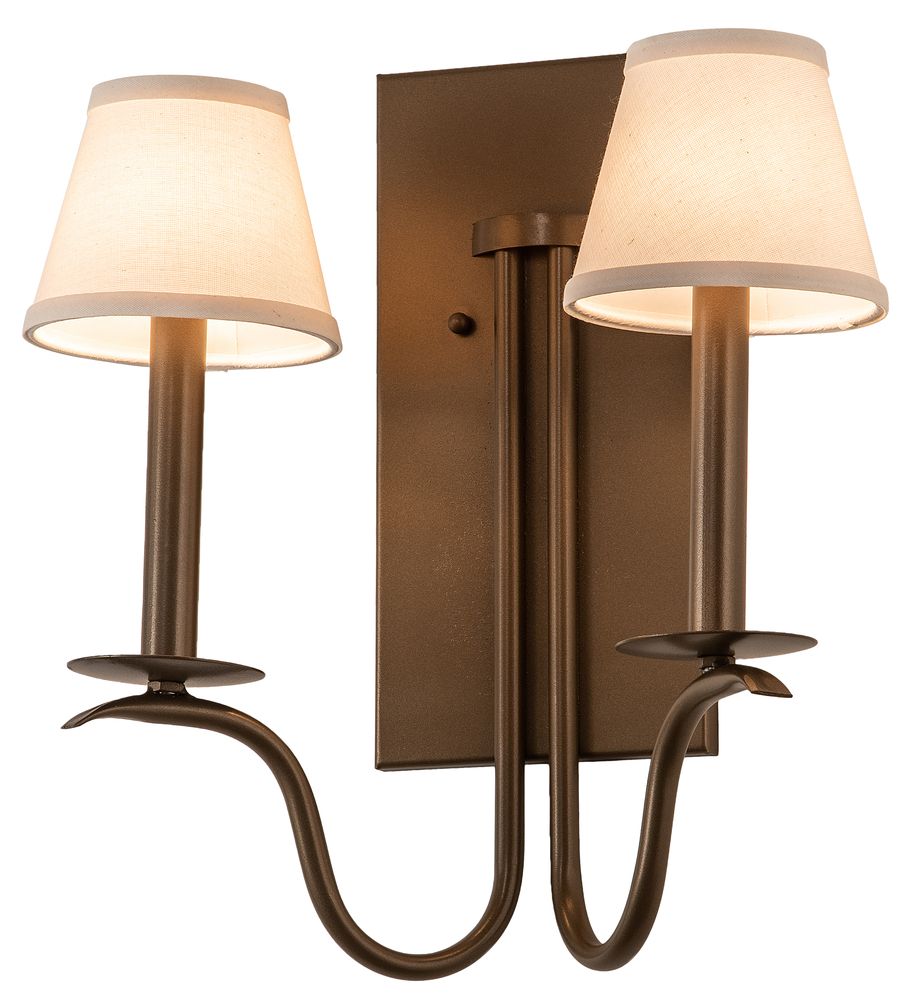 14" Wide Octavia 2 Light Wall Sconce