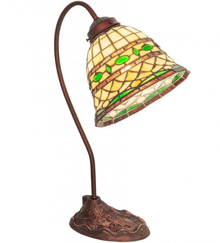 18" Wide Tiffany Roman Desk Lamp