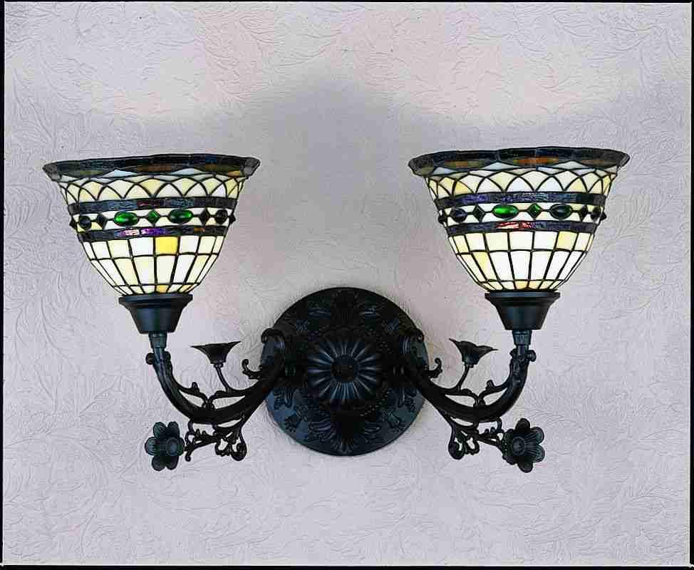 21"W Tiffany Roman 2 LT Wall Sconce.613