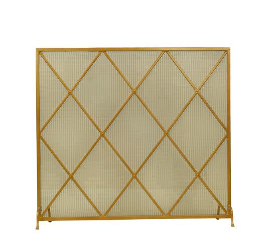 45" Wide X 36" High Diamonds Fireplace Screen