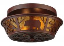 Meyda Blue 140650 - 13.5"W Bear on the Loose Flushmount