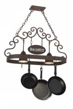 Meyda Blue 166218 - 34"L Bon Appetit 2 LT Pot Rack