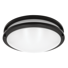 Luxrite LR23290 - LED10"FLUSH/DR/BLK/5CCT/D