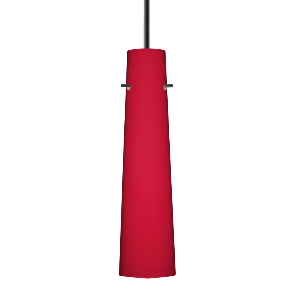 Besa Camino Pendant Black Ruby Matte 1x40W 40W MAX E12 Base