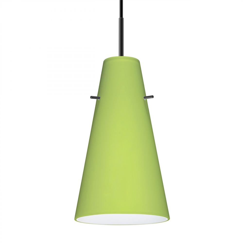 Besa Cierro Pendant Black Chartreuse 1x100W MAX E26 Base