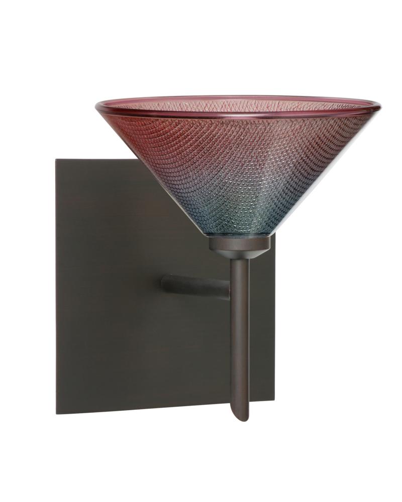 Besa Wall With SQ Canopy Kona Bronze Sunset 1x40W G9