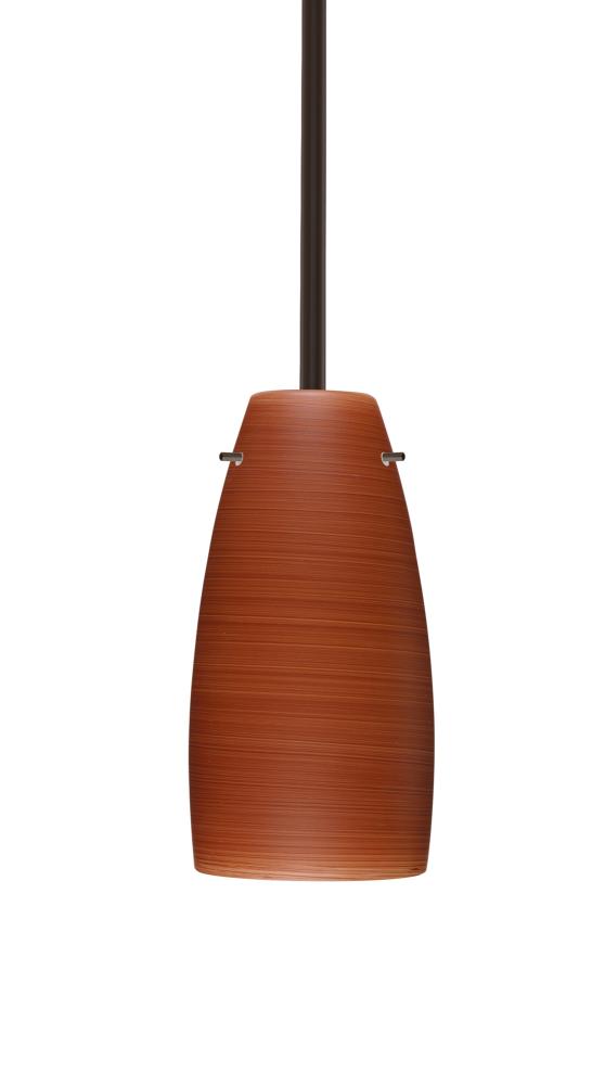 Besa Tao 10 Stem Pendant Bronze Cherry 1x100W Medium Base