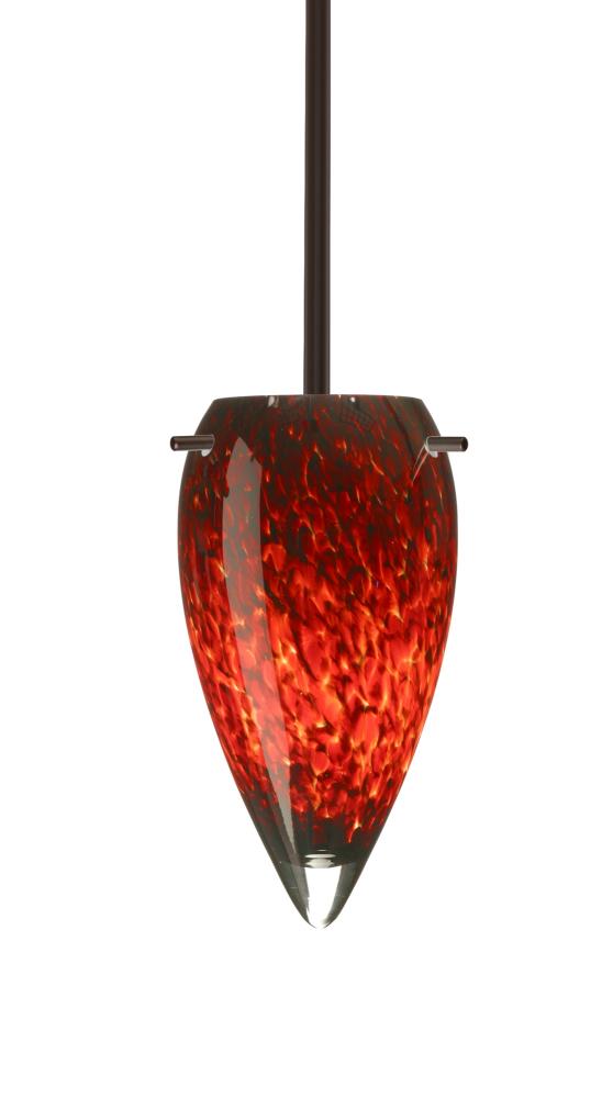 Besa Juli LED Pendant Garnet Bronze 1x9W LED