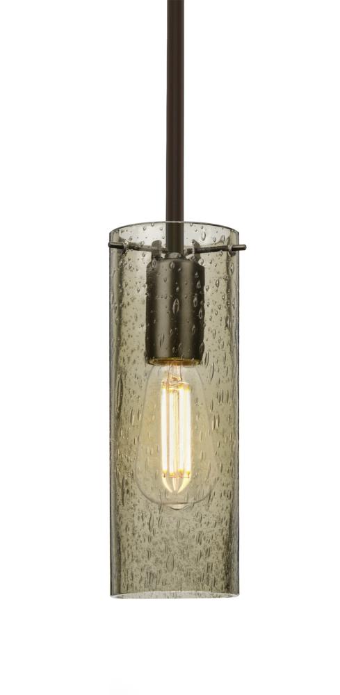 Besa, Juni 10 Stem Pendant, Latte Bubble, Bronze, 1x4W LED Filament