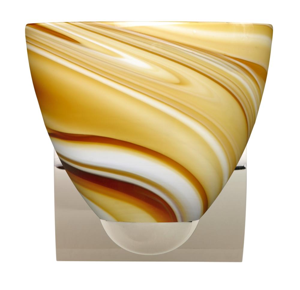 Besa Wall Sasha Chrome Honey 1x75W Medium Base