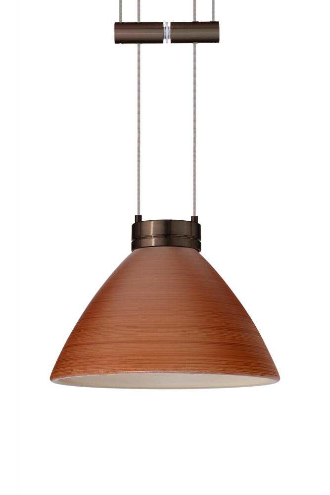 Besa Pendant Domi Bronze Cherry 1x50W Halogen