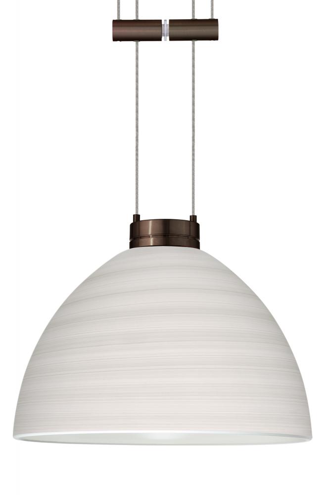 Besa Pendant Brella Bronze Chalk 1x50W Halogen