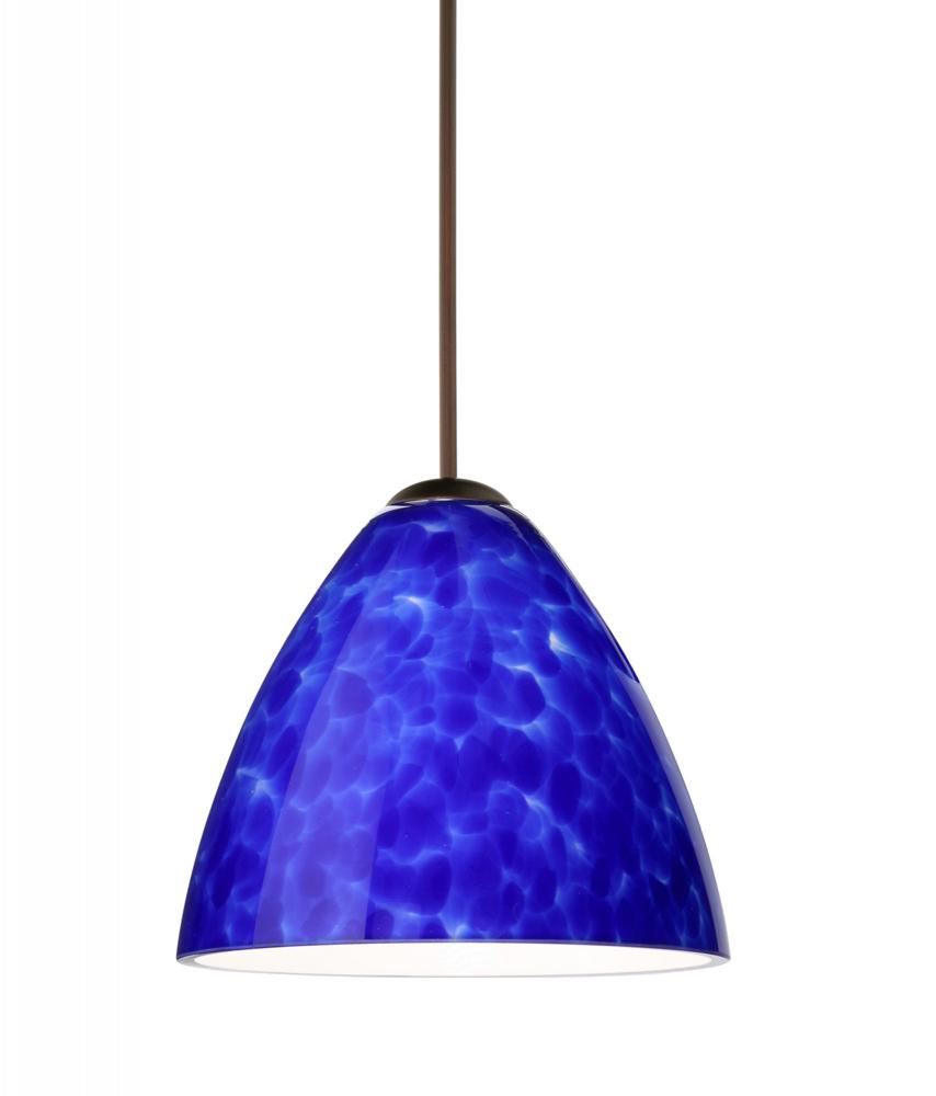 Besa Pendant Mia Bronze Blue Cloud 1x5W LED