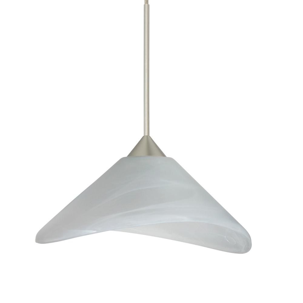 Besa Pendant Hoppi Satin Nickel Marble 1x3W LED