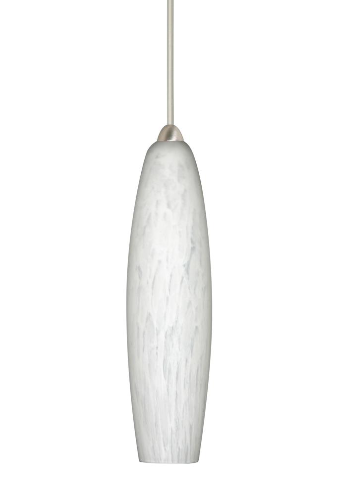 Besa Pendant Zumi Satin Nickel Carrera 1x5W LED