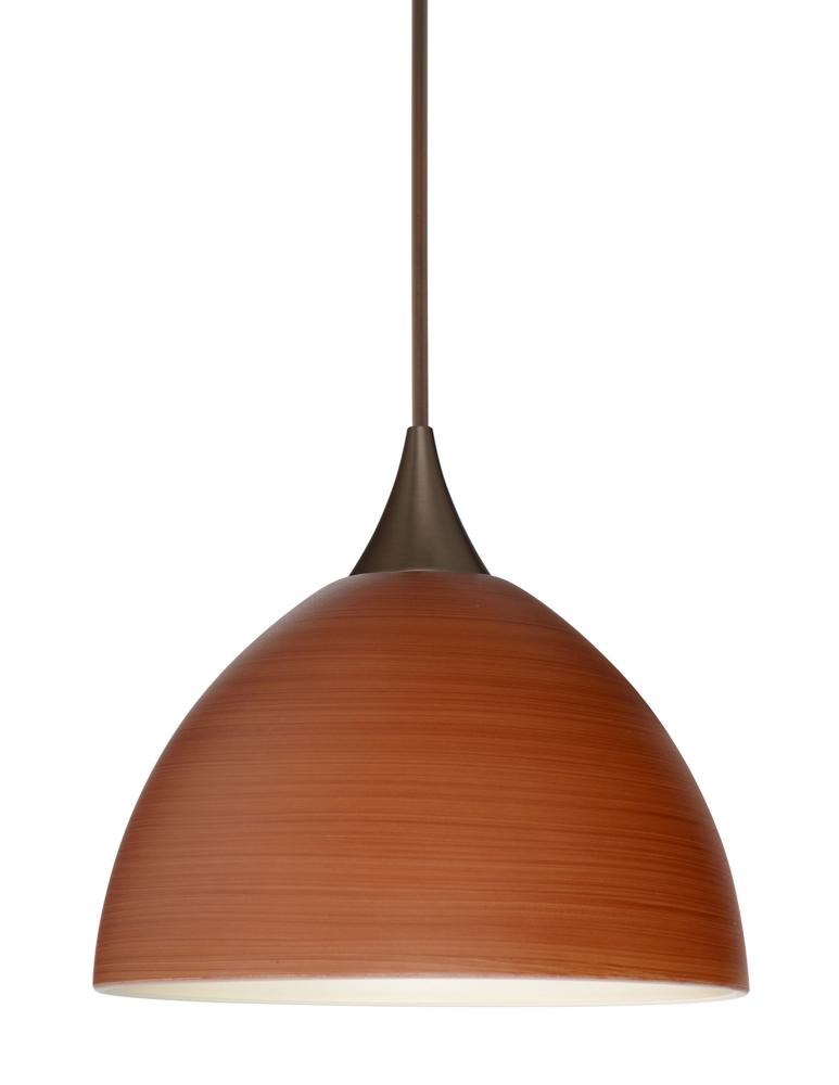 Besa Pendant Brella Bronze Cherry 1x6W LED