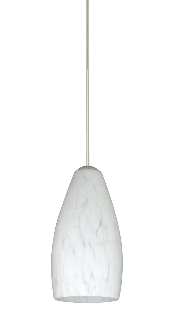 Besa Pendant Karli Satin Nickel Carrera 1x5W LED