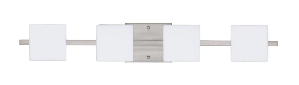 Besa Wall Alex Satin Nickel Opal Matte 4x5W LED