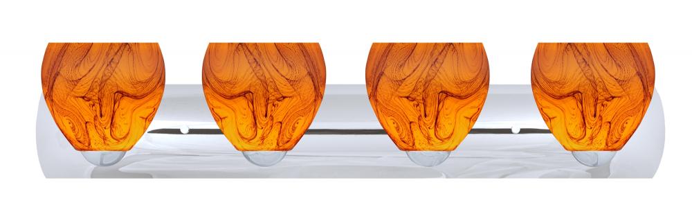 Besa Wall Bolla Chrome Habanero 4x9W LED