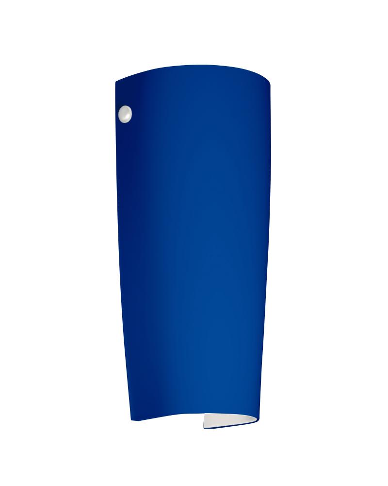 Besa Wall Tomas White Cobalt Blue Matte 1x75W Medium Base