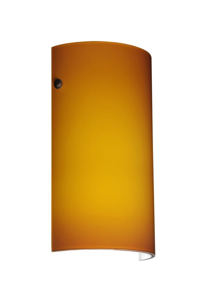 Besa Wall Tamburo Bronze Amber Matte 1x75W Medium Base