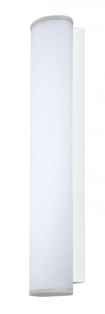 Besa, Killian 26, Satin White, Satin Nickel Finish, 3x 5W LED