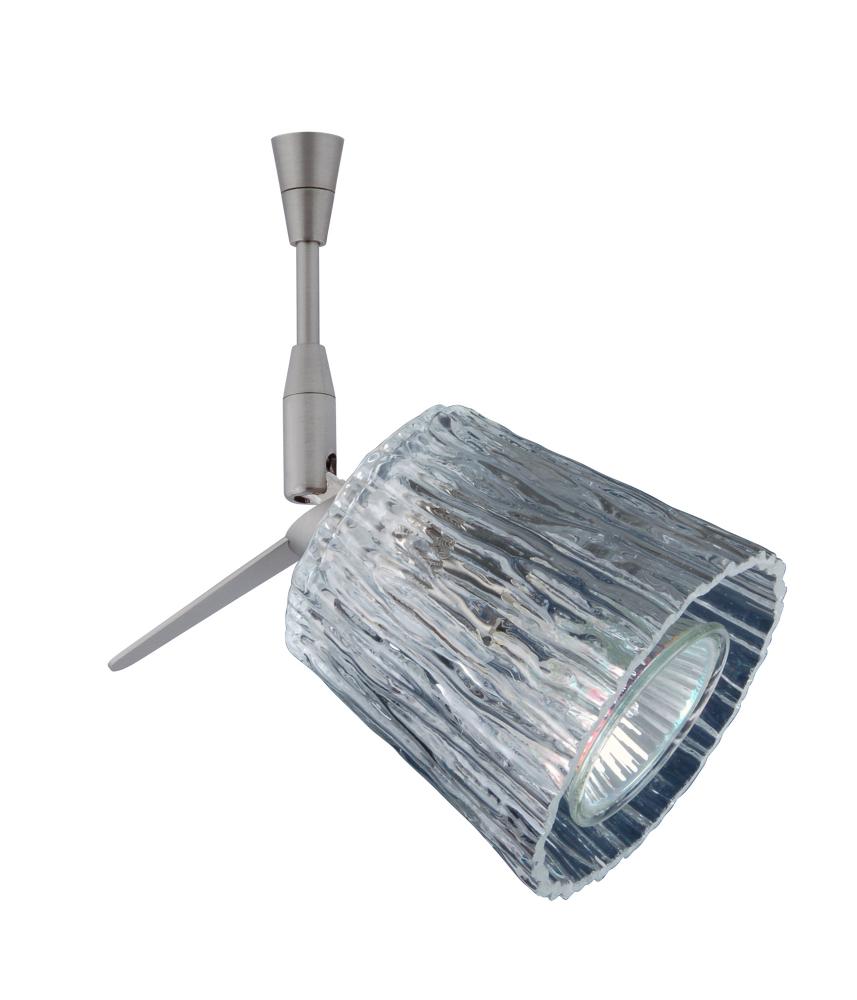 Besa Spotlight Nico 3 Satin Nickel Clear Stone 1x50W Halogen Mr16