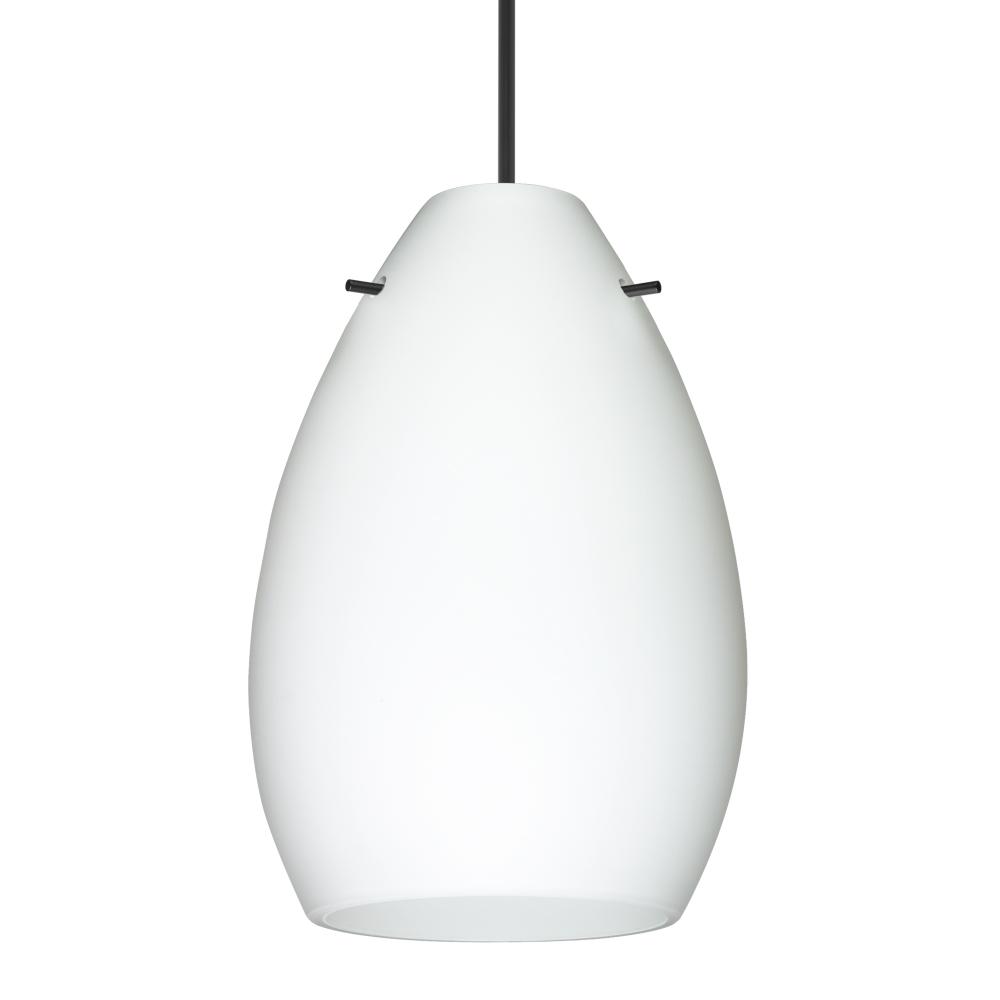 Besa Pendant For Mulitport Canopy Pera 6, Black Finish, Opal Matte 1x50W MAX GY6.35 Base