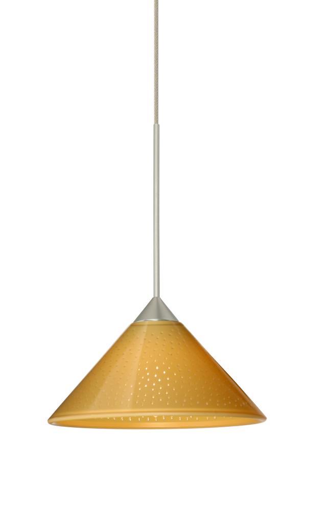 Besa Pendant For Multiport Canopy Kona Satin Nickel Mango Starpoint 1x50W Halogen