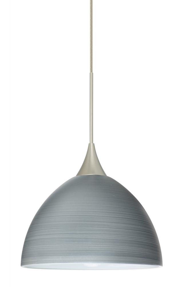 Besa Pendant For Multiport Canopy Brella Satin Nickel Titan 1x5W LED