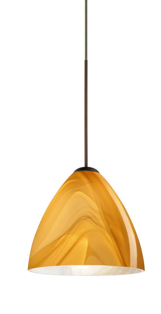 Besa Pendant Mia Bronze Honey 1x50W Halogen