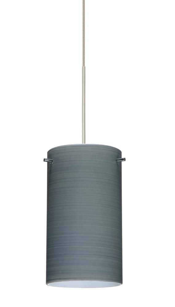 Besa Stilo 7 Pendant Titan Satin Nickel 1x5W LED