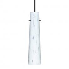 Besa Lighting 1BC-567419-BK - Besa Camino Pendant Black Carrera 1x40W 40W MAX E12 Base