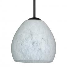 Besa Lighting 1BT-412219-MED-BK - Besa Bolla Pendant Carrera Black 1x40W MAX E26 Base