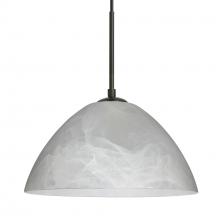 Besa Lighting 1JC-420152-BK - Besa Tessa Pendant Black Marble 1x75W MAX E26 Base