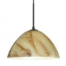 Besa Lighting 1JT-420183-BK - Besa Tessa Pendant Black Mocha 1x75W MAX E26 Base