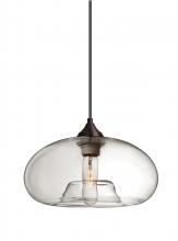 Besa Lighting 1JT-BANACL-BR - Besa Pendant Bana Bronze Clear 1x60W Medium Base