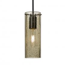 Besa Lighting 1JT-JUNI10LT-BK - Besa, Juni 10 Cord Pendant, Latte Bubble, Black, 1x60W MAX E26 Base