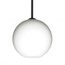 Besa Lighting 1TT-COCO807-BK - Besa Coco 8 Stem Pendant, Opal Matte, Black Finish, 1x60W MAX E26 Base