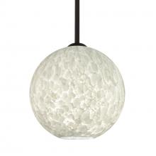 Besa Lighting 1TT-COCO819-BK - Besa Coco 8 Stem Pendant, Carrera, Black Finish, 1x60W MAX E26 Base