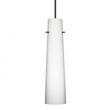 Besa Lighting 1XT-567407-BK-DIM010 - Besa Camino Pendant Black Opal Matte 1x50W Halogen, 0-10V Dimming